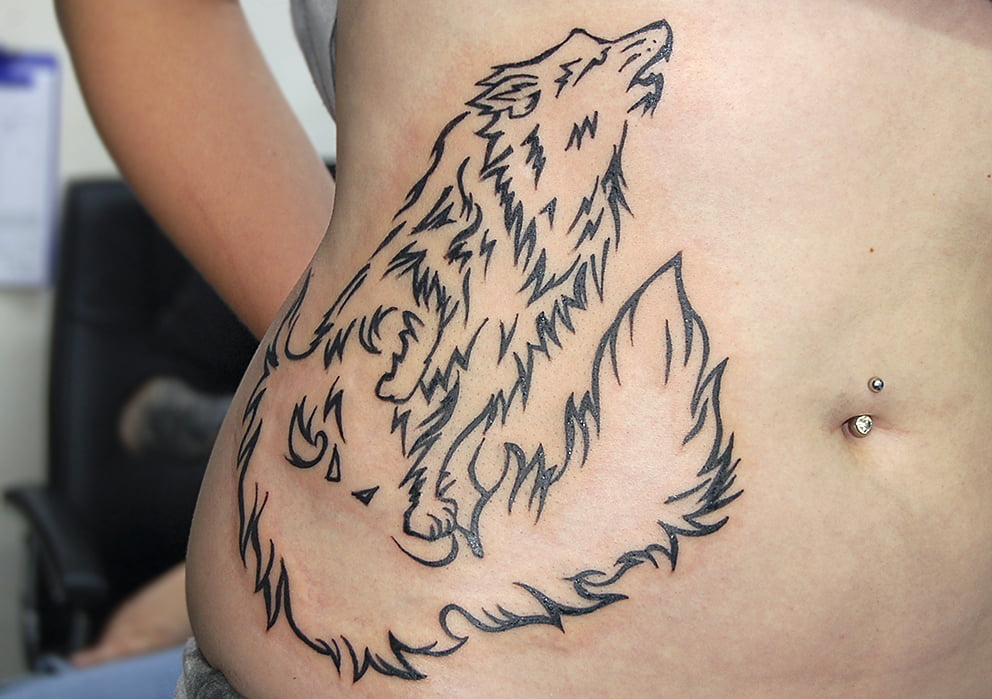 Wolf - Tribal Body Art Wolf - Tribal Body Art