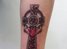 Celtic cross with Claddarg