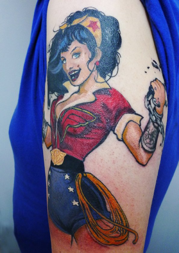 Wonder Woman Tattoo by Max Hewat 3