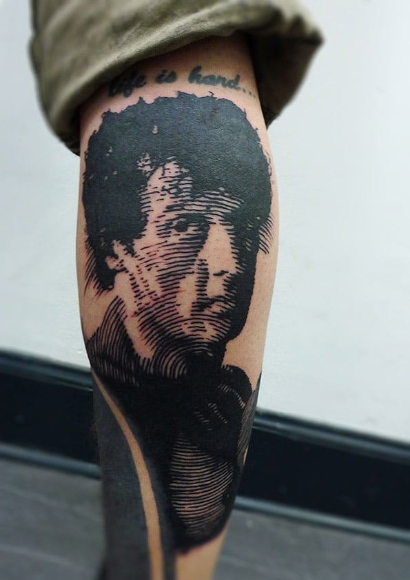 Rocky Tattoo1 by Maxwell Hewat