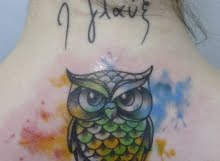 Owl tattoo by Matt