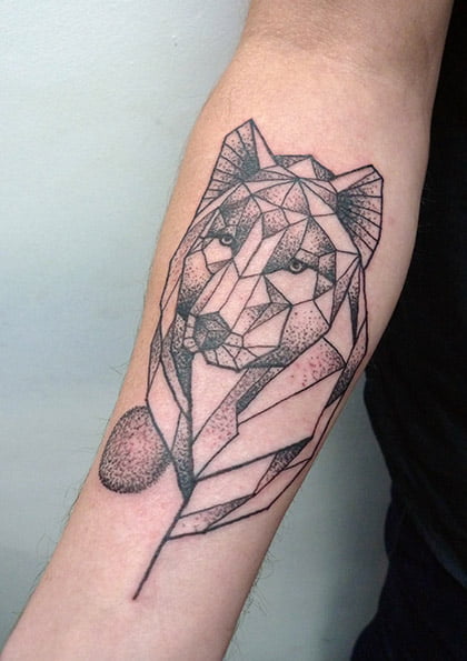 Faceted wolf by Calum