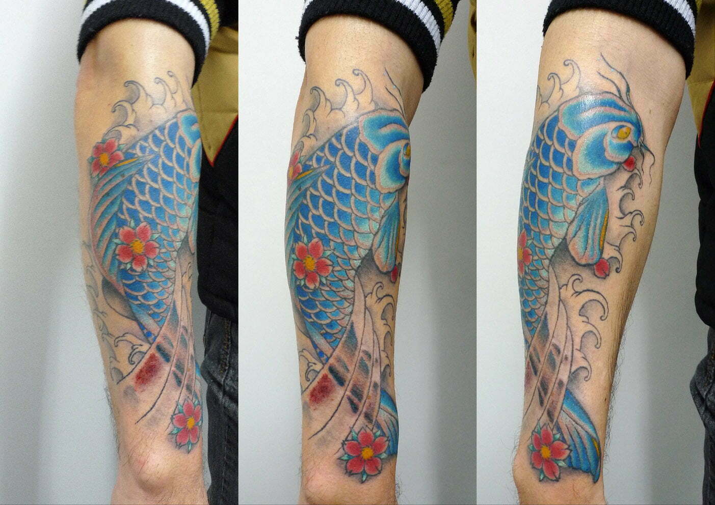 Japanese koi tattoo sleeve by ray tutty  tattoo studio  Flickr