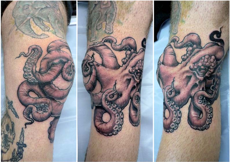 Octopus Tattoo by Calum Cochrane - Tribal Body Art