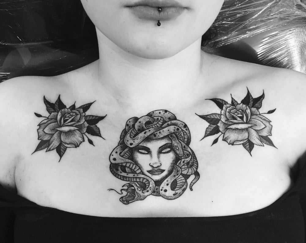 Discover 77+ medusa chest tattoo super hot - in.eteachers